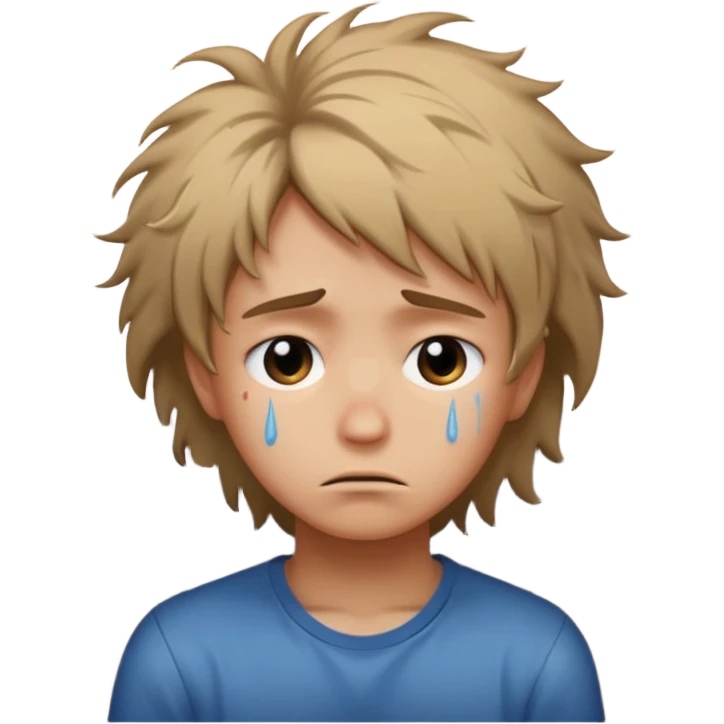 người ngồi buồn quay mặt vào góc tường emoji