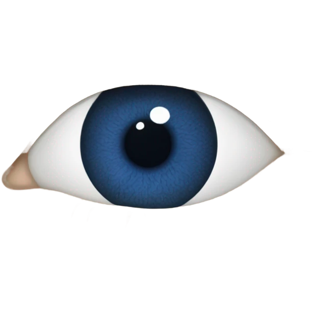 dark blue eye emoji