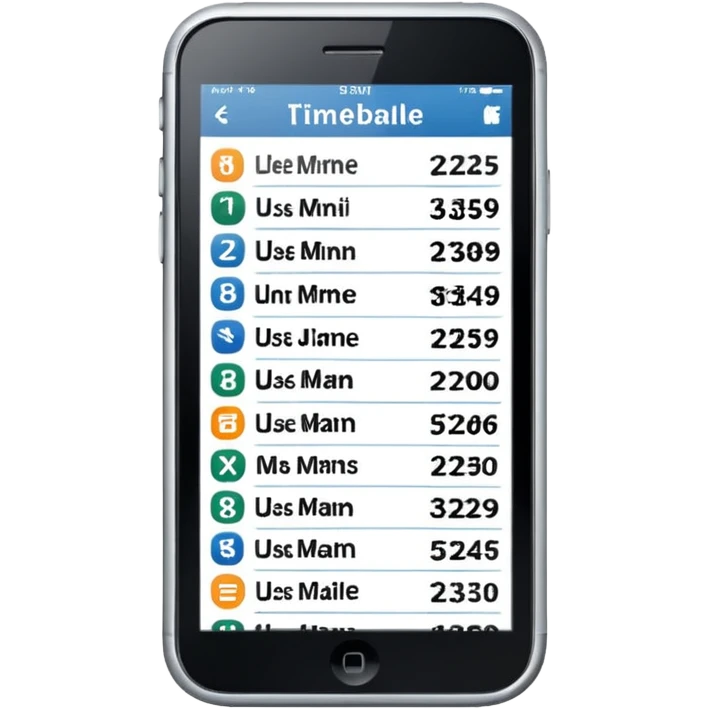 bus Timetable emoji