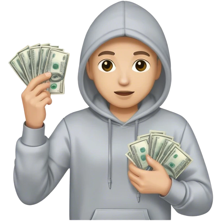 money flipping camera off emoji