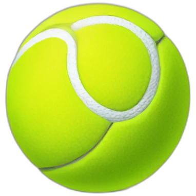 tropic tennis ball emoji