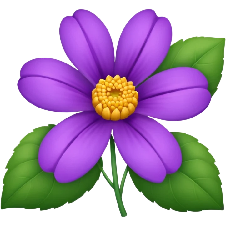 purple dhulia flower emoji