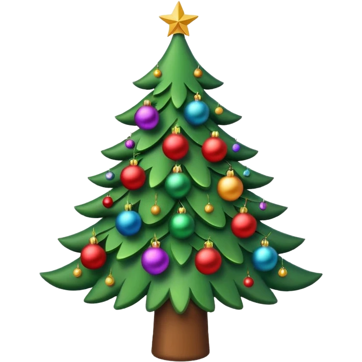 Christmas tree emoji