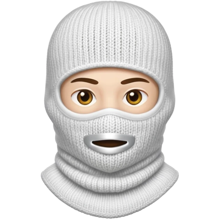 white balaclava emoji