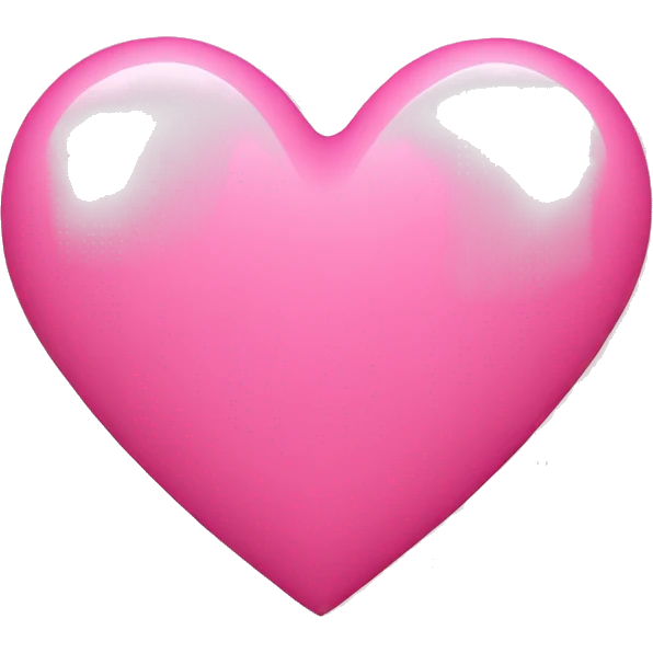 Pink heart emoji
