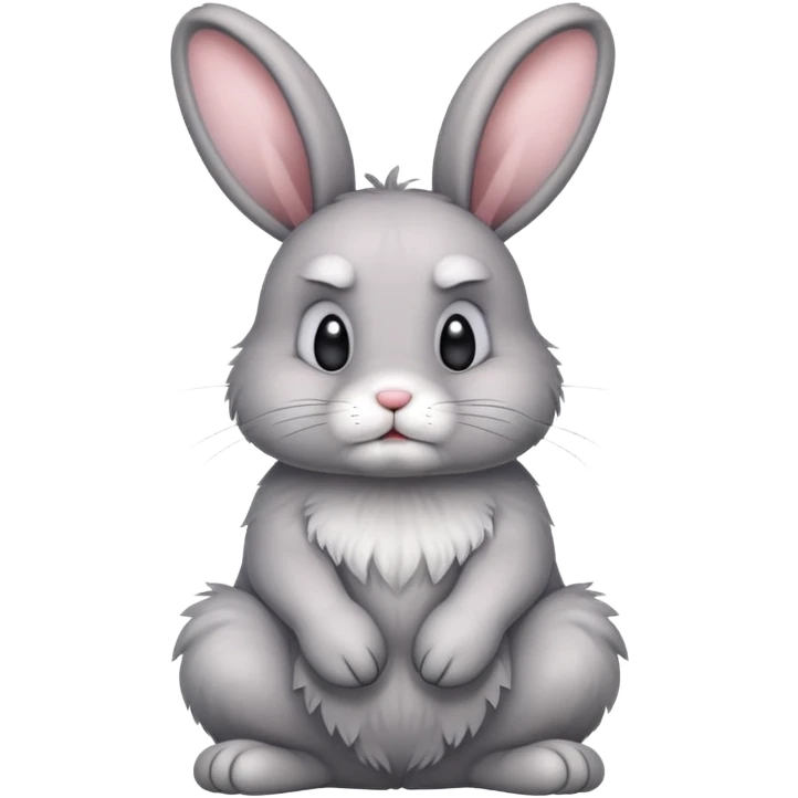 despaired bunny emoji