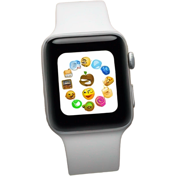  apple watch on the hand emoji