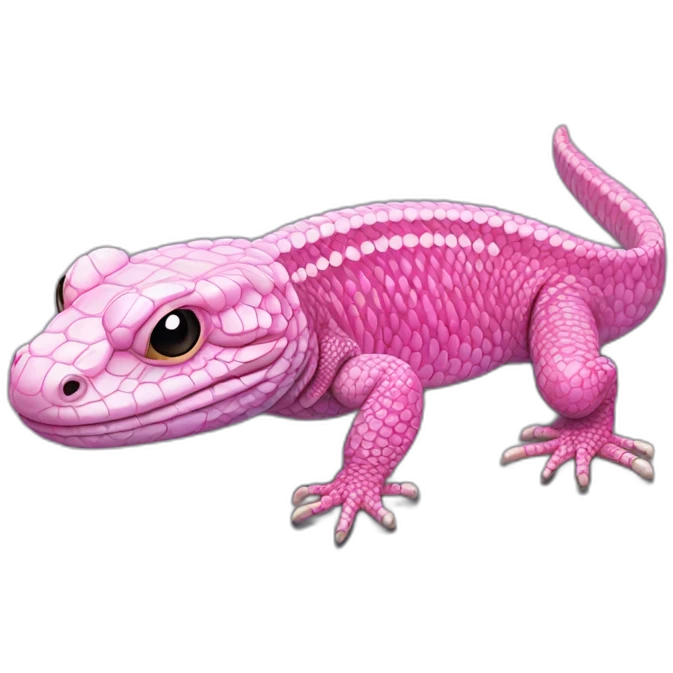 tegu lizard pink emoji