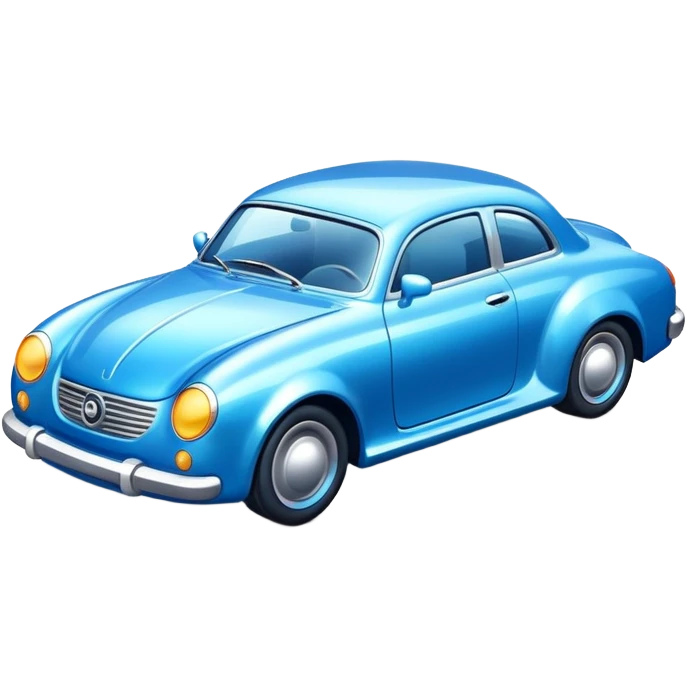 blue car emoji