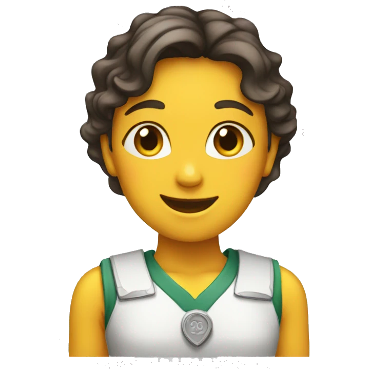 Girl with victory  emoji