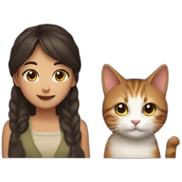 mari and cat emoji