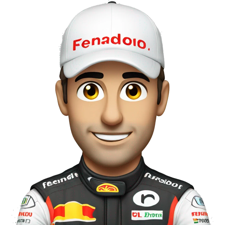 Fernando Alosno F1 driver from Spain emoji