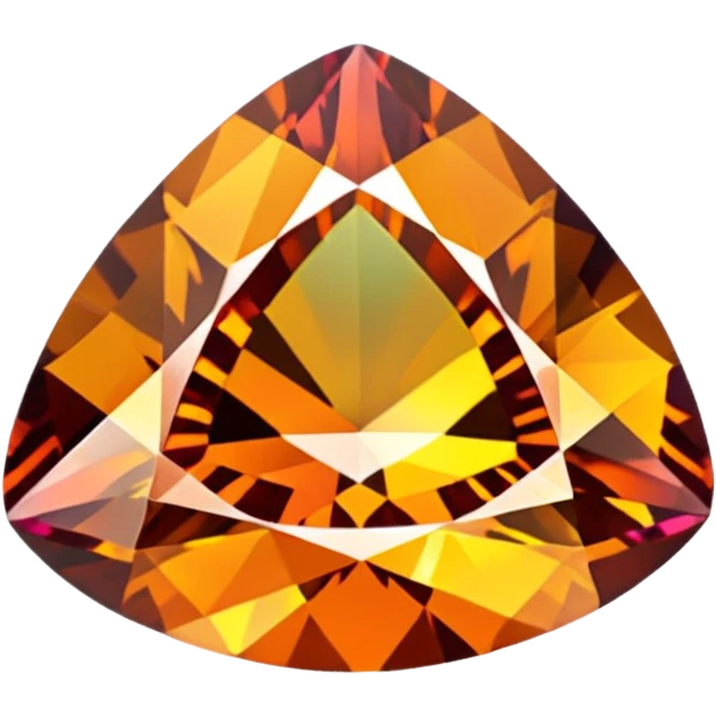 A mystic fire topaz natural cut emoji