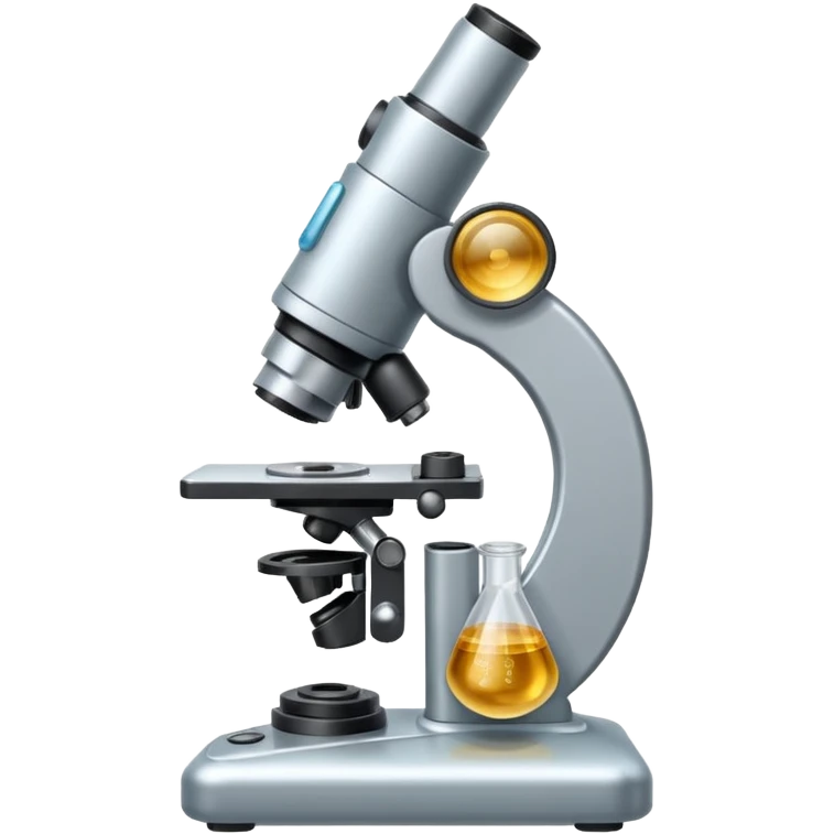 microscope in a lab emoji