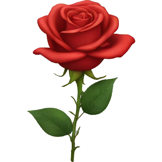 red rose emoji