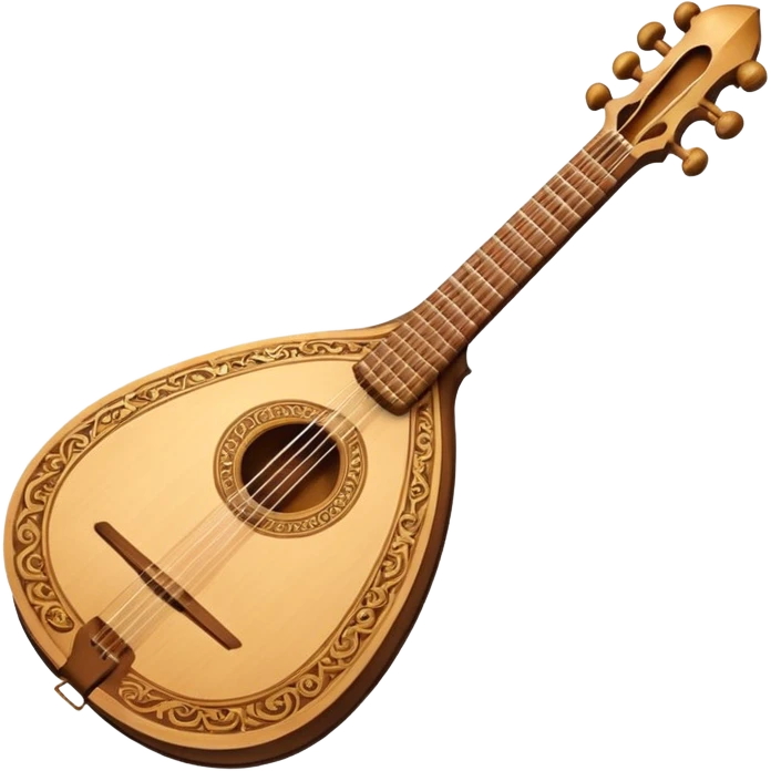 Baroque lute emoji
