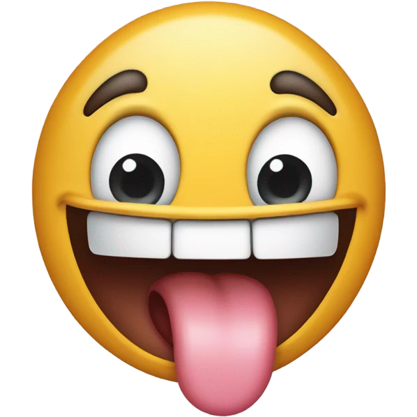 Tongue sticking out emoji live emoji