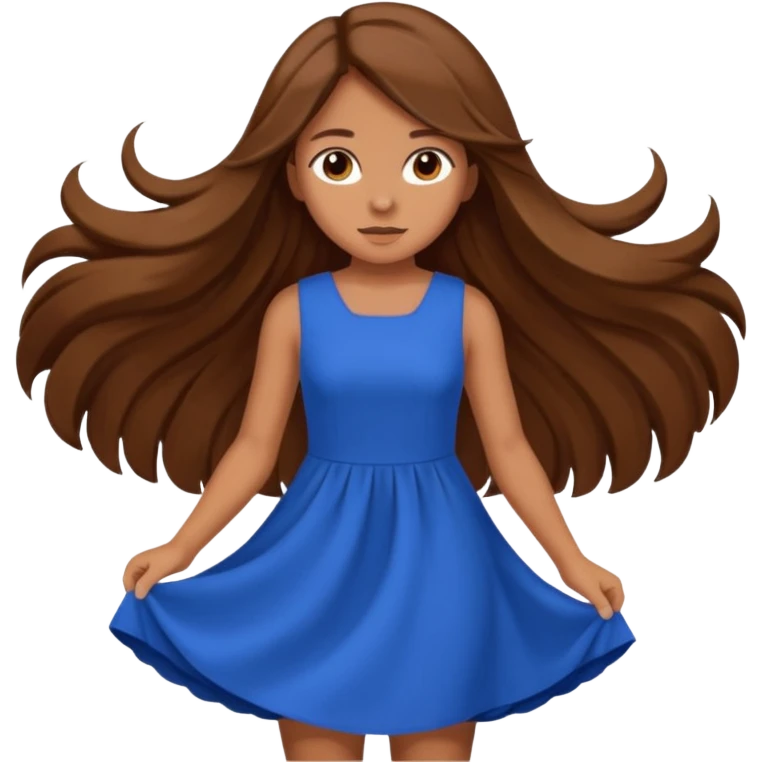 A truck hitting a girl and about to falling emoji