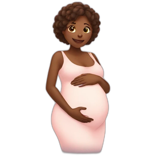 Pregnant love emoji