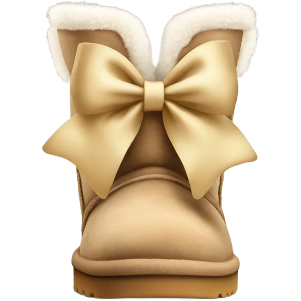 Uggs with bow emoji