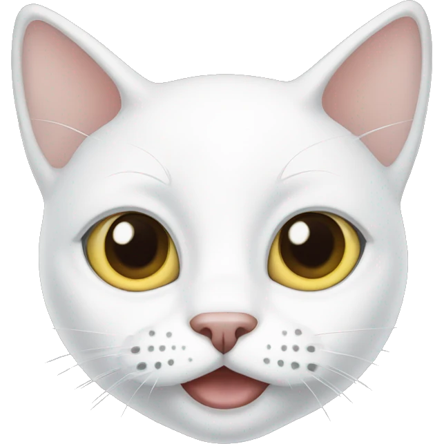 White cat emoji
