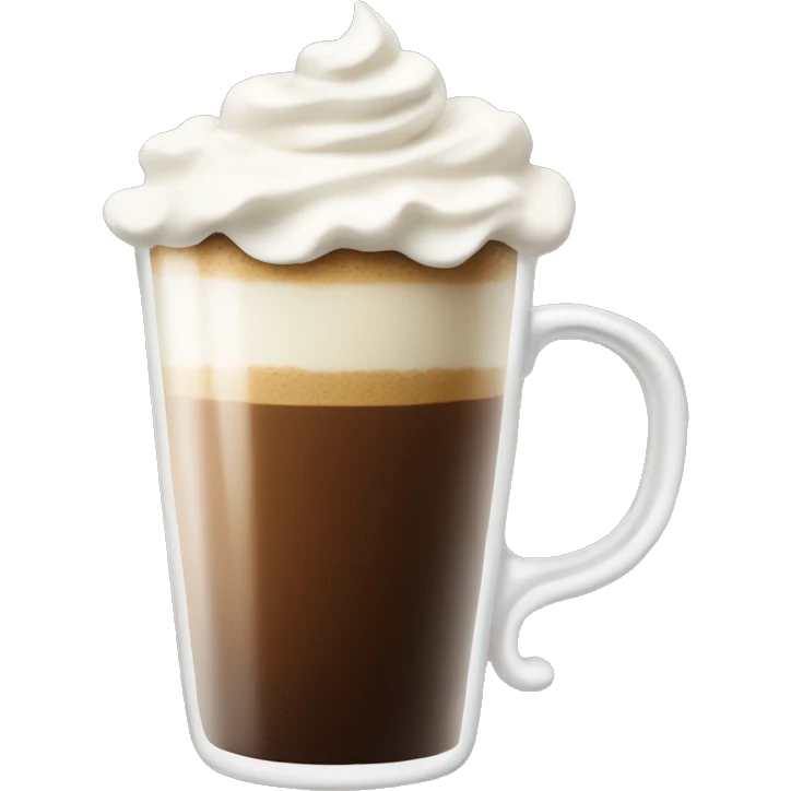Coffee with whipped cream  emoji
