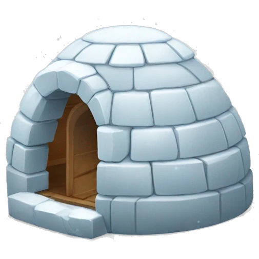 igloo + cool hacker emoji