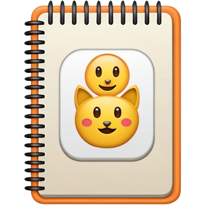 patterned notebook emoji