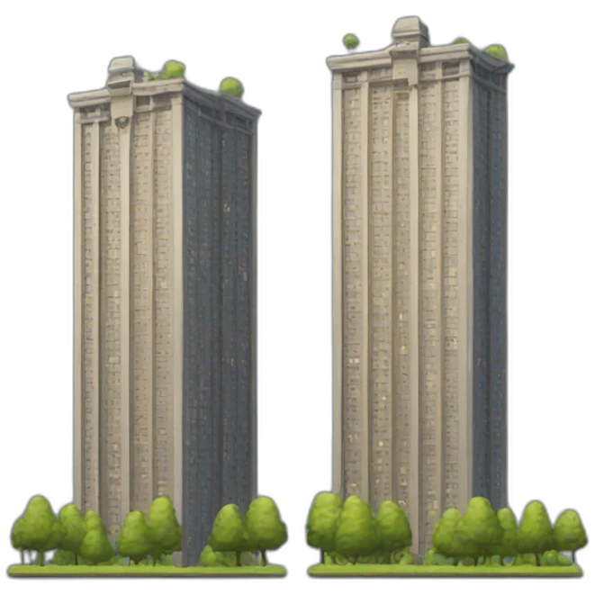 twins towers emoji