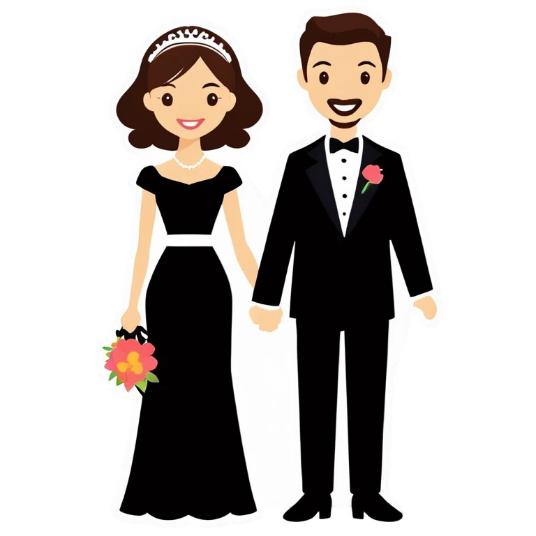 Happily married couple no spark emoji