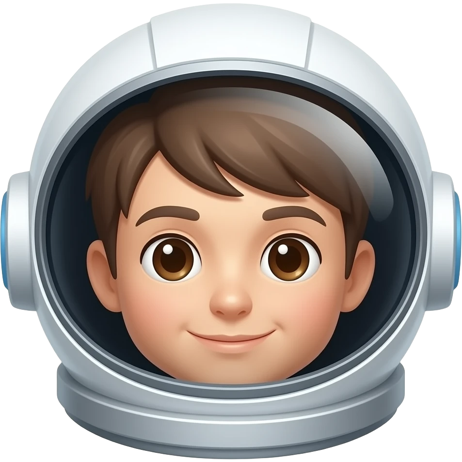Cozy astronaut emoji