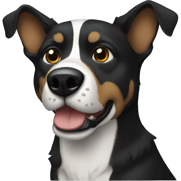 Perro negro emoji