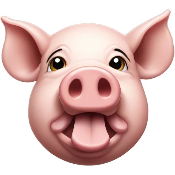 pig head dollar emoji