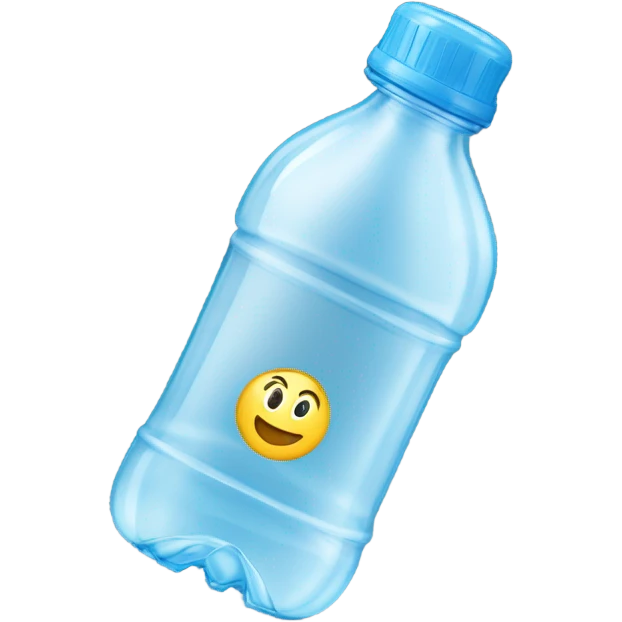 Bottle of water emoji