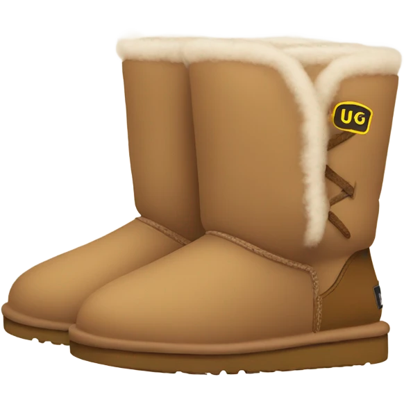 Ugg boots light brown emoji