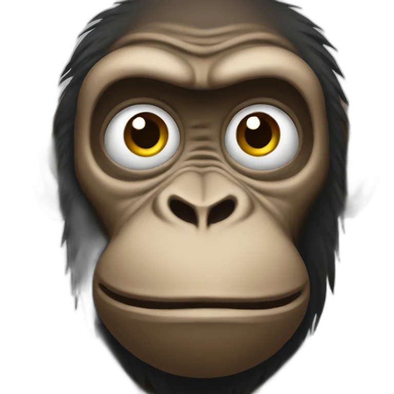 concerned-ape emoji