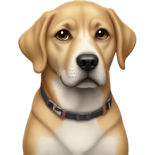 Dog with sign saying “can I please have 9.88 emoji