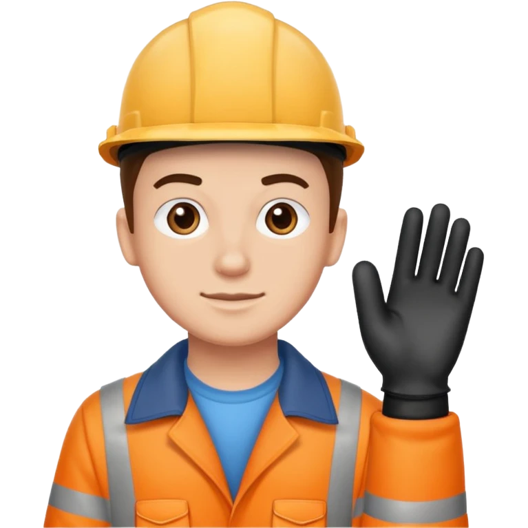 Stair Spotter + gloves, negative character emoji