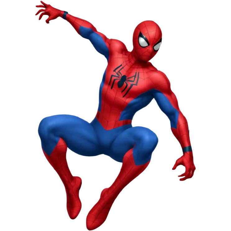 Spiderman shooting web  emoji