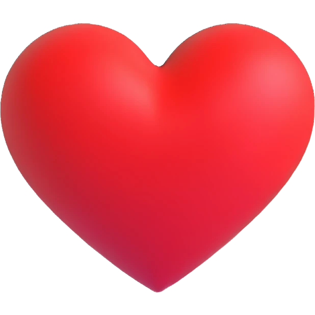 red heart emoji