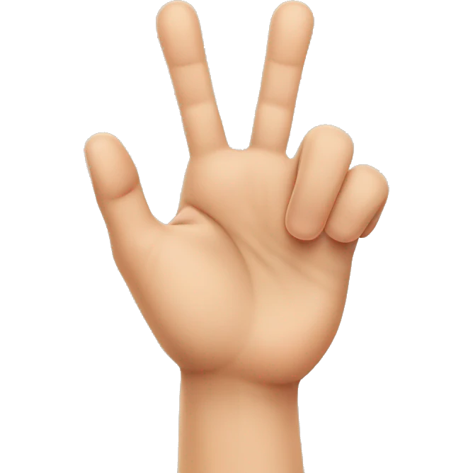 A hand with the pinky up and the rest of the fingers down emoji