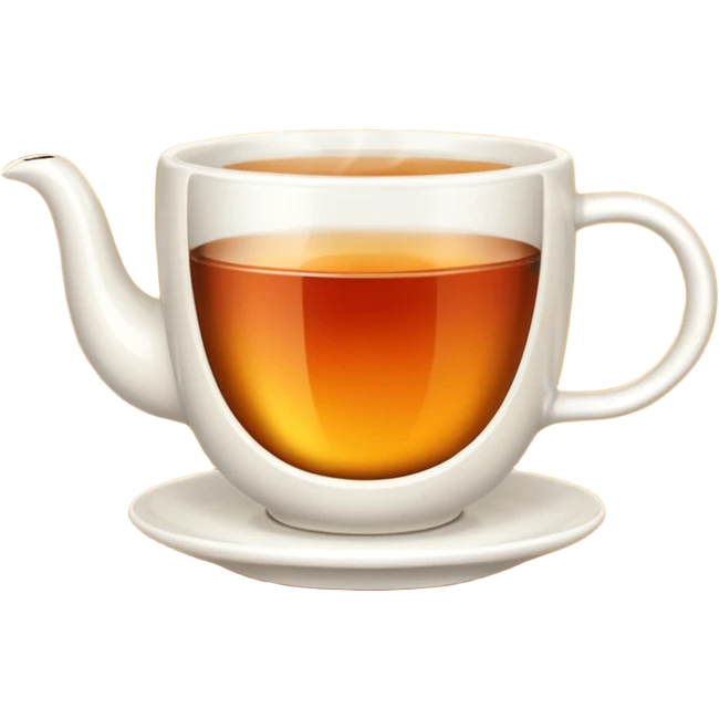 Super hot tea emoji
