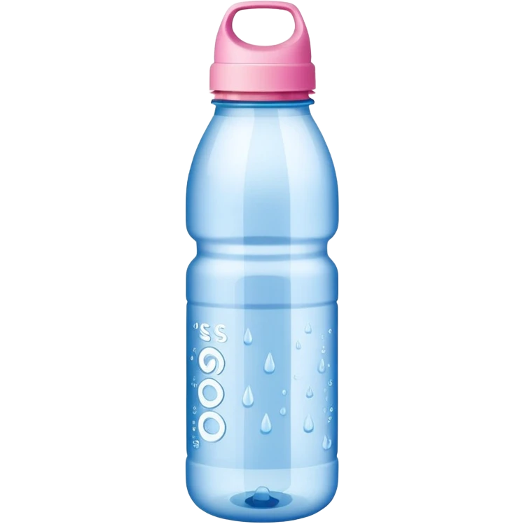 water bottle pink brand emoji