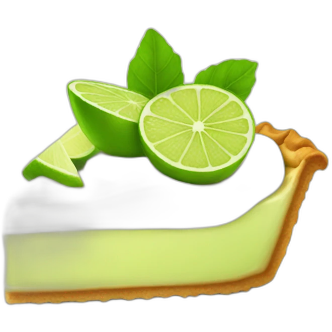Key lime pie emoji