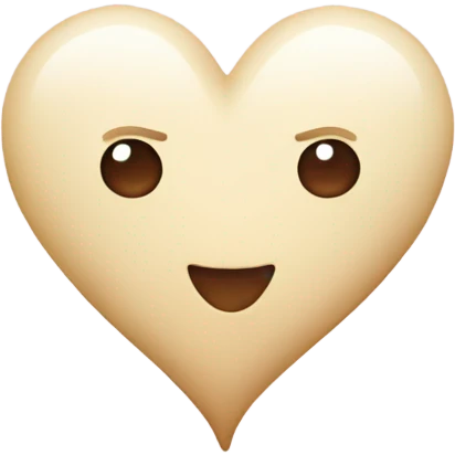 Heart vanilla emoji