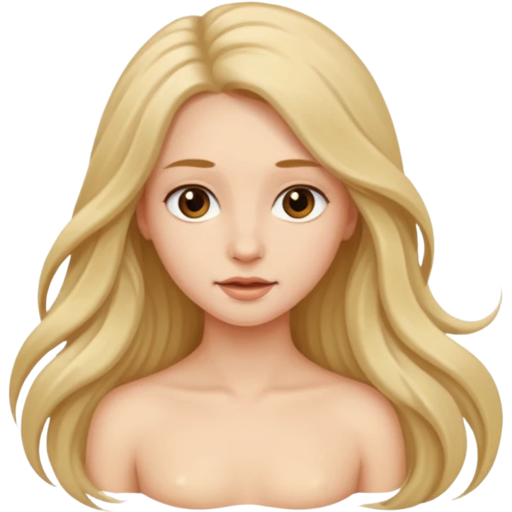 Nacked girl  butt emoji