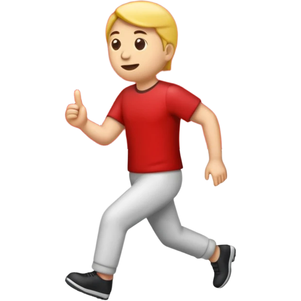 uma placa de transito de proibido com um emoji de um homem andando emoji