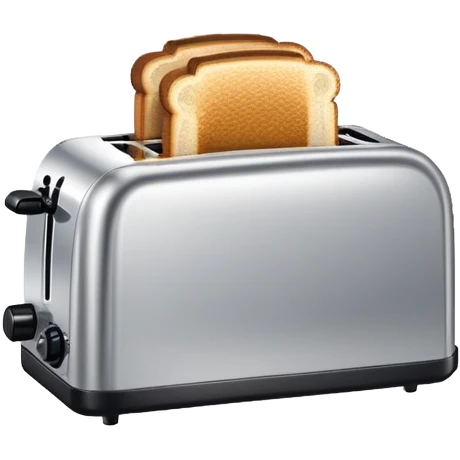 A toaster emoji, drawn with an 8-bit pixelated look, similar to early video game sprites. emoji
