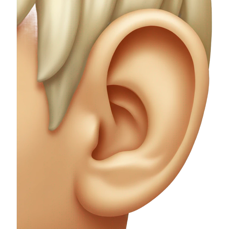 Right ear emoji