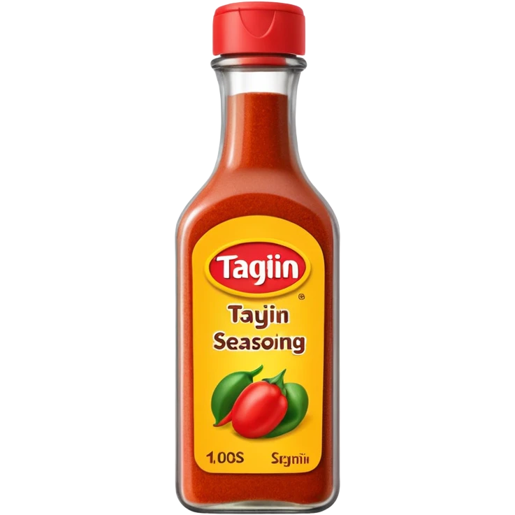 a bottle of Tajín seasoning, simple and colorful emoji